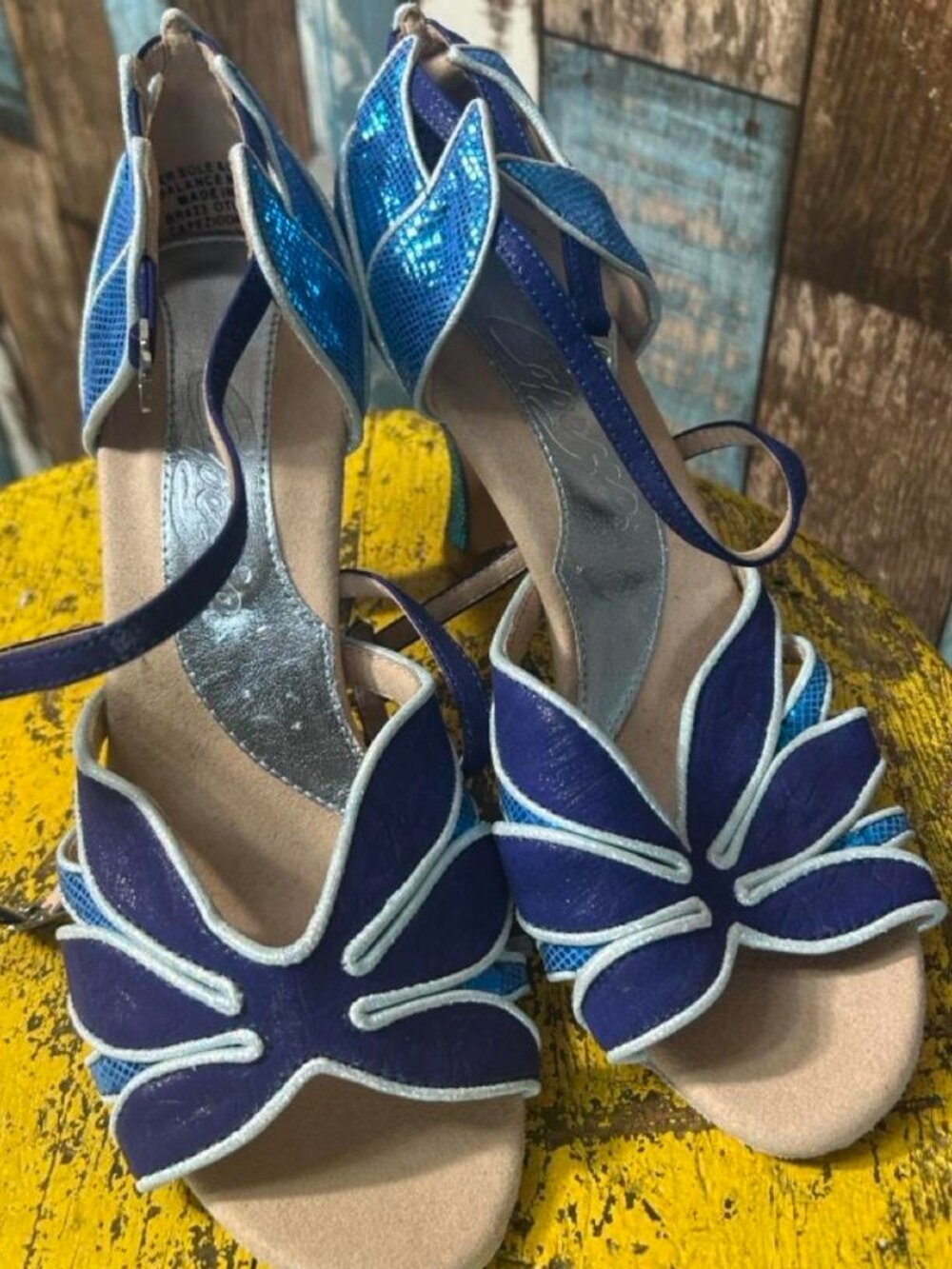 Capezio Women's Blue and Navy Courts